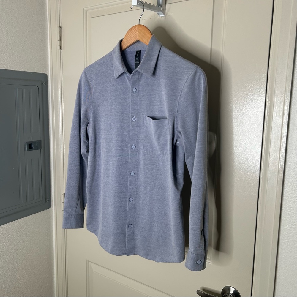 Lululemon Commission Long Sleeve Button Down Shirt Size XS M3CM0S